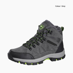 Grey Waterproof, Anti-Skid : Hiking Boots for Women : Pahaara - 0711PaF
