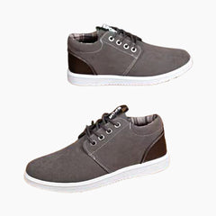 Grey Pointed-Toe, Handmade : Winter Boots for Men : Saradi - 0715SrM