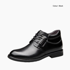 Black Handmade, Round Toe : Winter Boots for Men : Saradi - 0718SrM