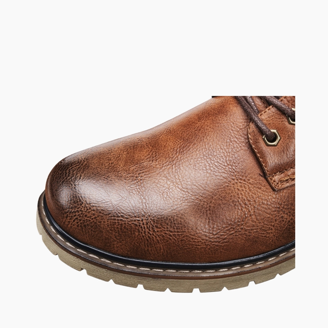 Brown Handmade, Round Toe : Winter Boots for Men : Saradi - 0719SrM