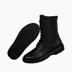 Black Handmade, Round Toe : Winter Boots for Men : Saradi - 0720SrM