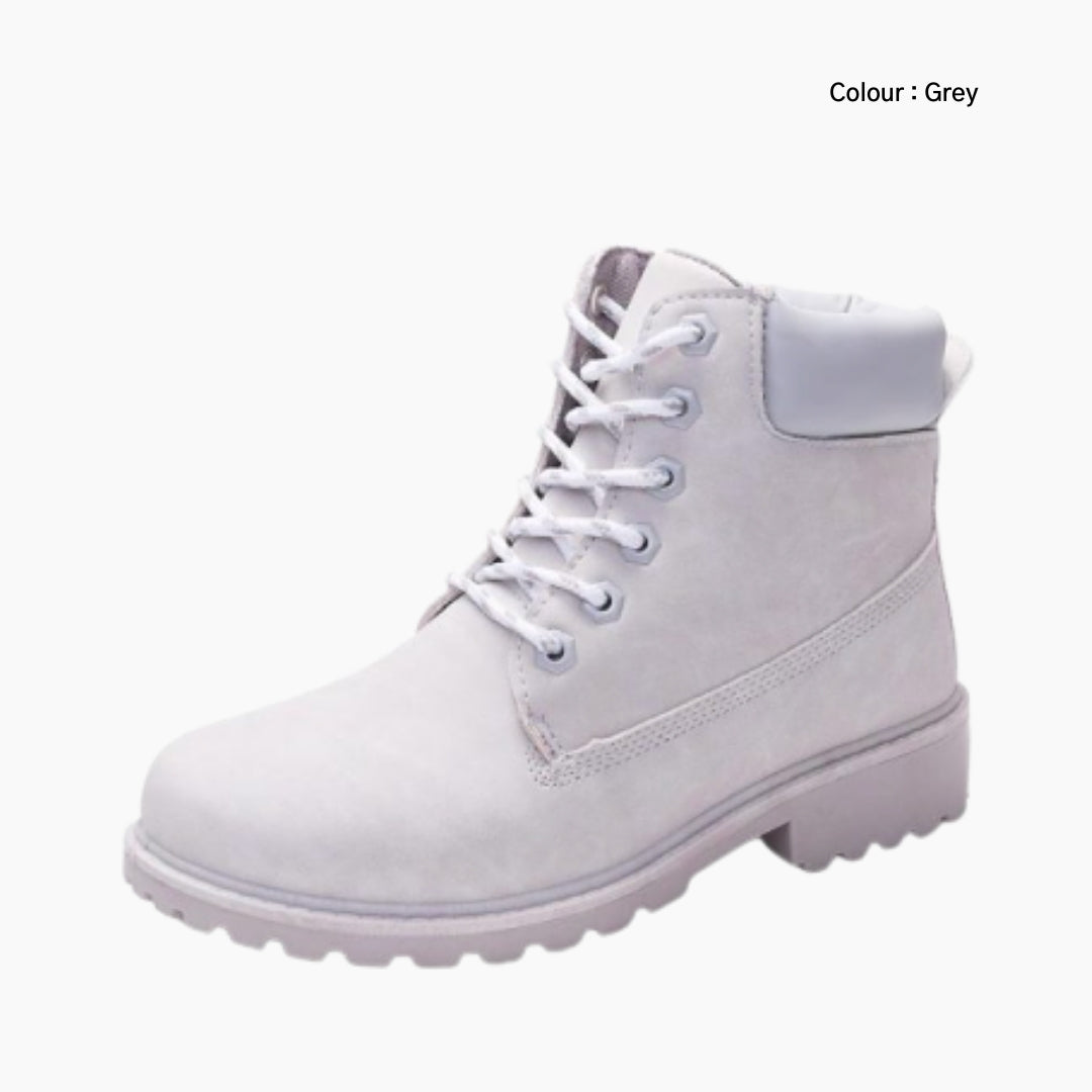 Grey Handmade, Wear Resistant Sole : Winter Boots for Women : Saradi - 0726SrF