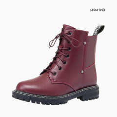 Red Handmade, Round-Toe : Winter Boots for Women : Saradi - 0736SrF