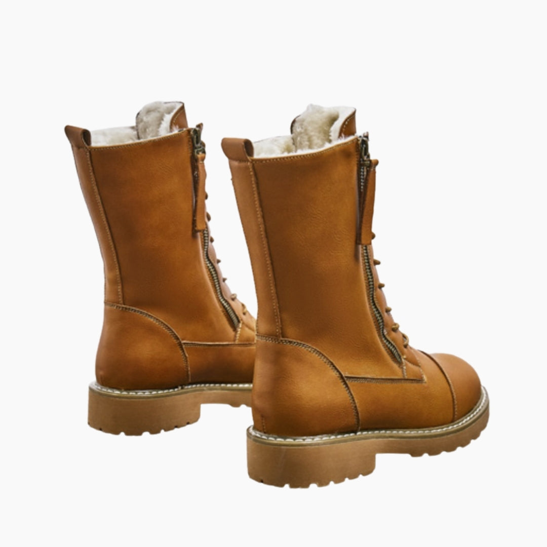Round Toe, Non-Slip Wear Sole : Winter Boots for Women : Saradi - 0737SrF
