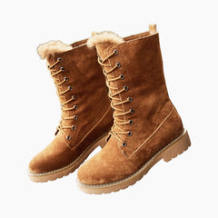 Non-Slip Wear Sole, Comfortable : Winter Boots for Women : Saradi - 0741SrF
