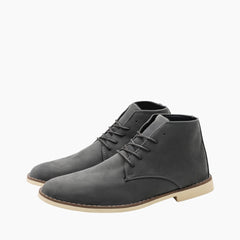 Round-Toe, Handmade : Ankle Boots for Men : Gittey - 0742GiM