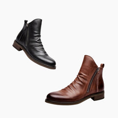 Pointed-Toe, Zip Closure : Ankle Boots for Men : Gittey - 0745GiM