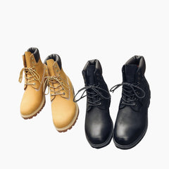 Anti-Collision Toe, Wear Resistant Sole : Ankle Boots for Men