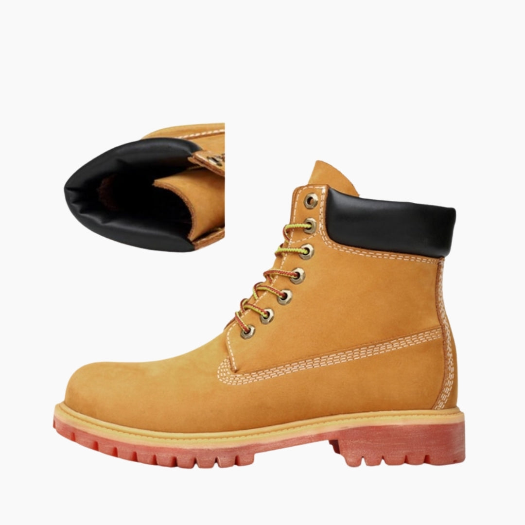 Anti-Collision Toe, Wear Resistant Sole : Ankle Boots for Men