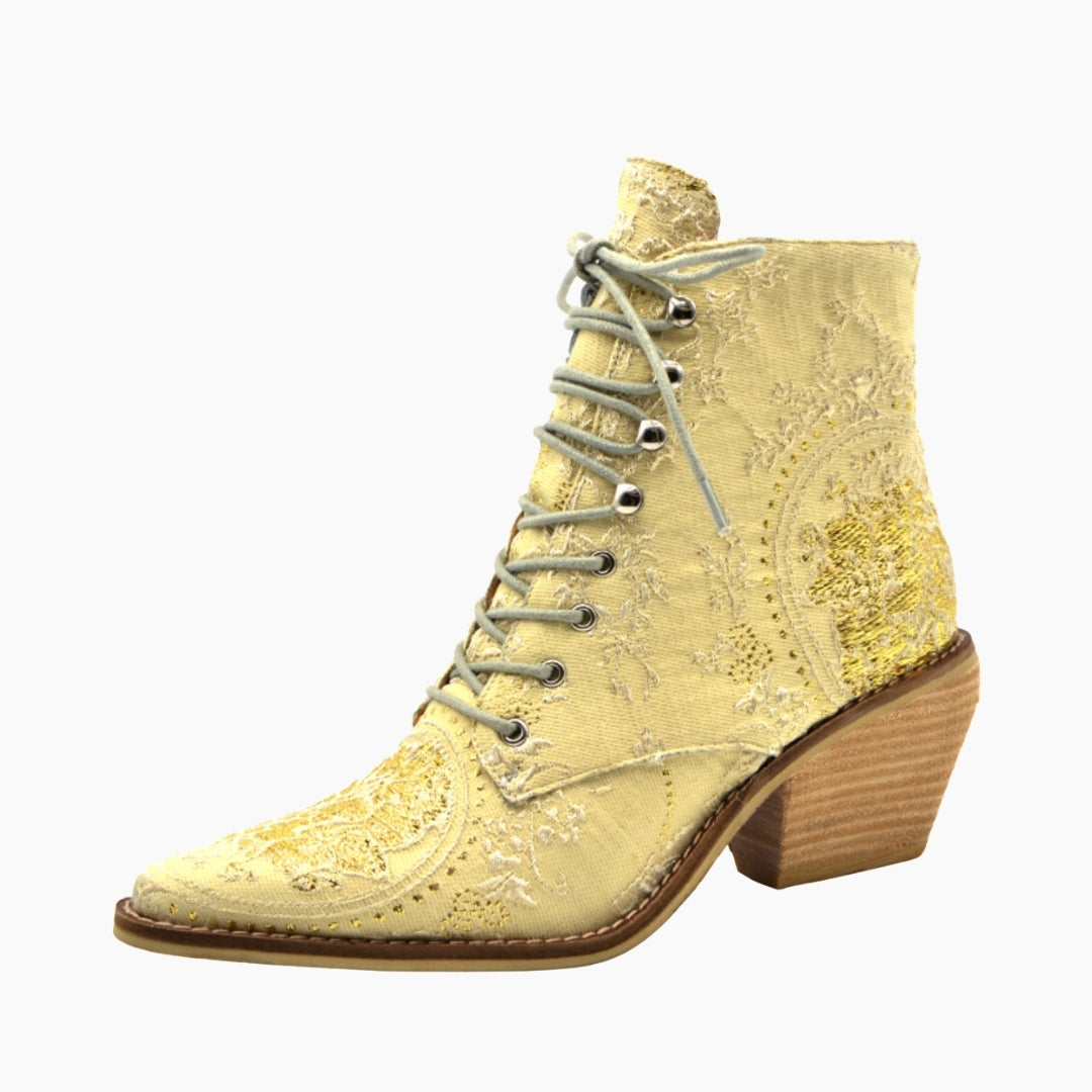 Pointed-Toe, Handmade : Ankle Boots for Women : Gittey - 0797GiF