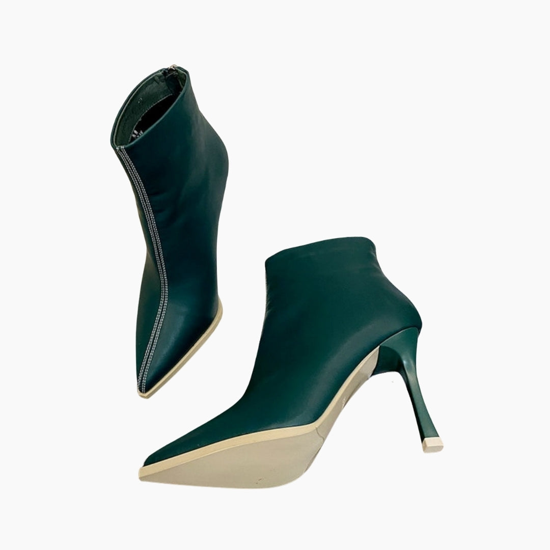 Paul Green Suede Heeled Ankle Boots, Black - McElhinneys