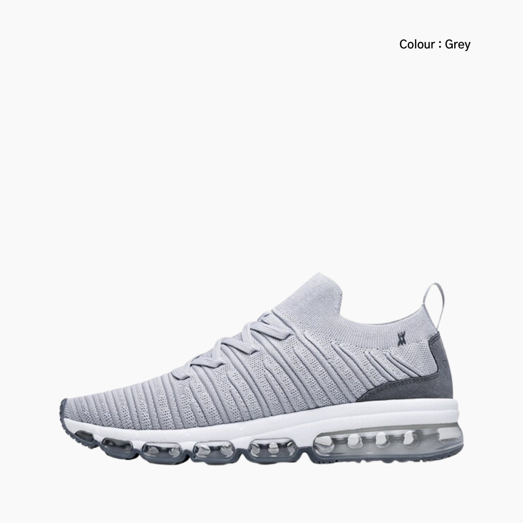Grey Slip-On, Breathable : Running Shoes for Men : Gatee - 0839GtM