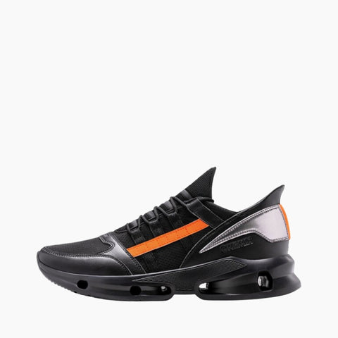 Black & Orange Light, Height Increasing : Running Shoes for Women : Gatee - 0846GtF