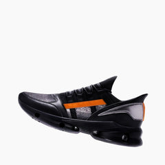 Black & Orange Light, Height Increasing : Running Shoes for Women : Gatee - 0846GtF
