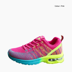 Pink Cushioning, Shock Absorption : Running Shoes for Women : Gatee - 0848GtF
