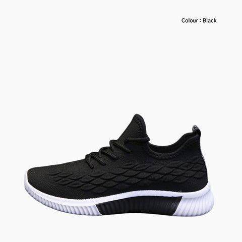 Black Light, Lace-Up : Running Shoes for Women : Gatee - 0850GtF