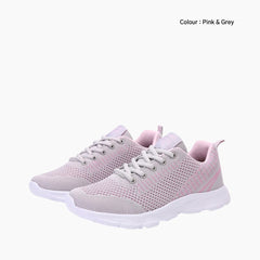 Pink & Grey Light, Non-Slip : Running Shoes for Women : Gatee - 0852GtF