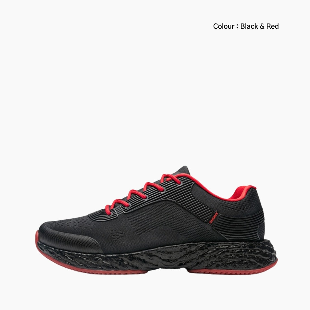 Black & Red Non-slip, Anti-Skid : Running Shoes for Women : Gatee - 0864GtF