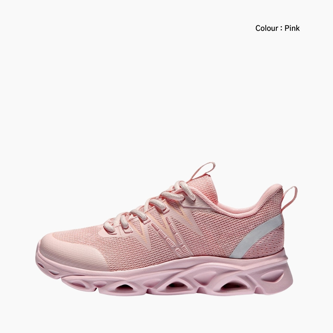 Pink Breathable, Lace-Up : Running Shoes for Women : Gatee - 0869GtF