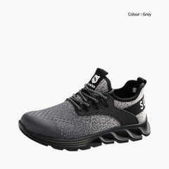 Grey Light, Anti-Slip : Safety Shoes for Women : Rakhia - 0676RaF